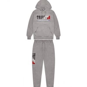 Chandals Trapstar Chenille Decoded 2.0 Hombre Gris Rojas